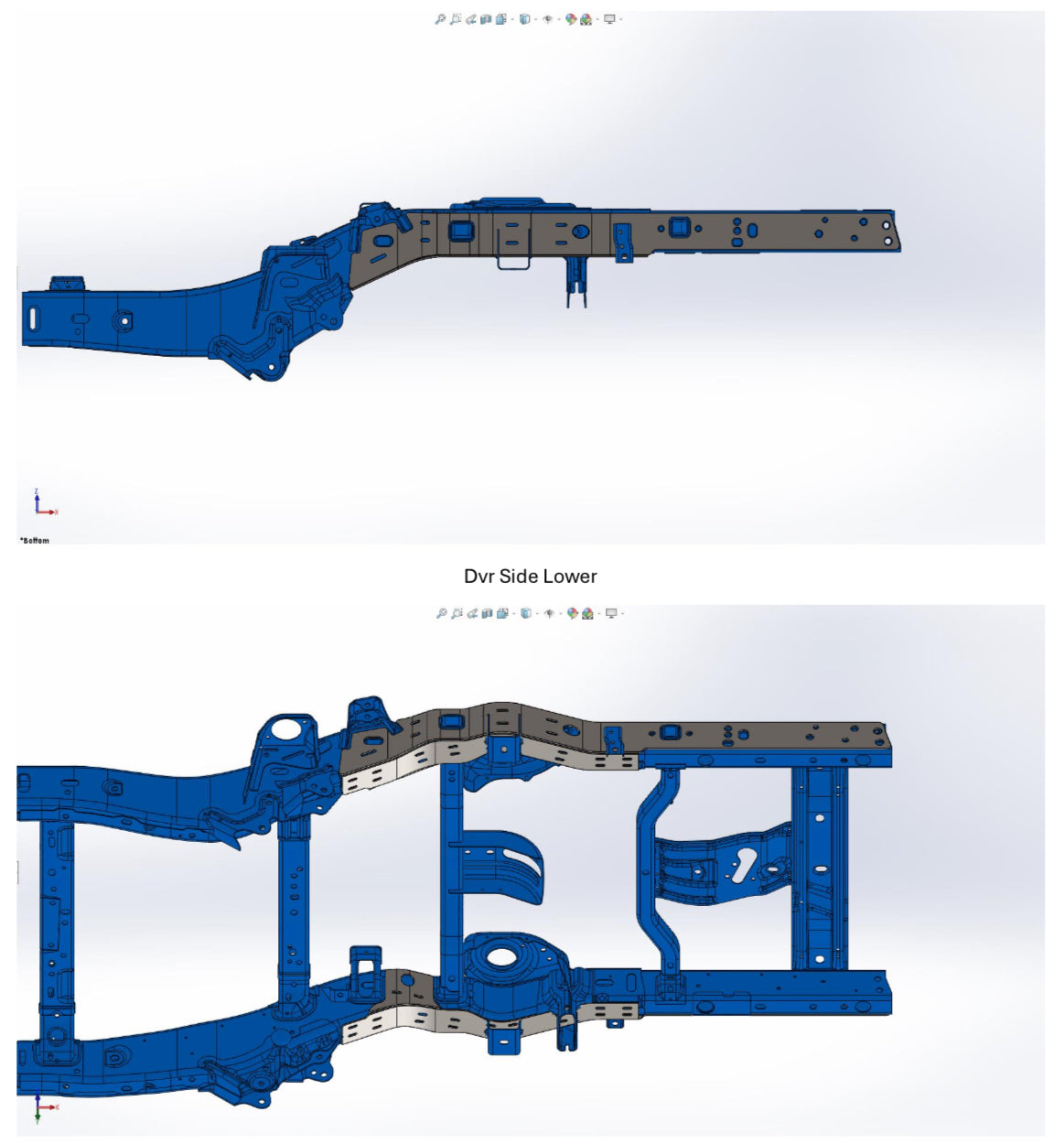 2020 - Present Jeep Gladiator Frame Reinforcement Plates