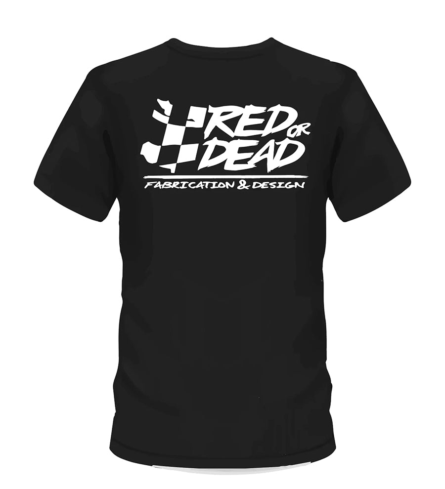 RED OR DEAD "SHOP T" BLACK