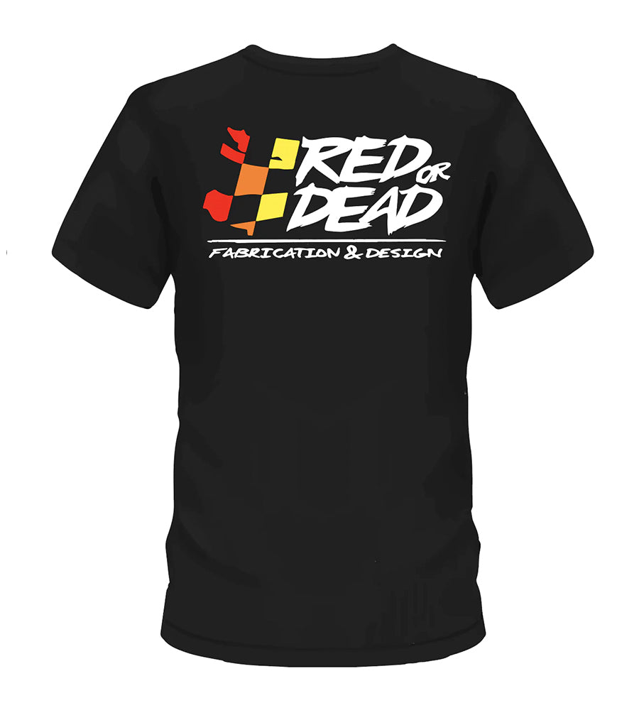 RED OR DEAD "TRD" T-SHIRT BLACK