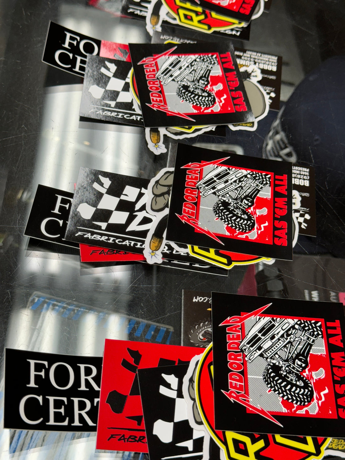 RODF Sticker pack – Red or Dead Fabrication & Design
